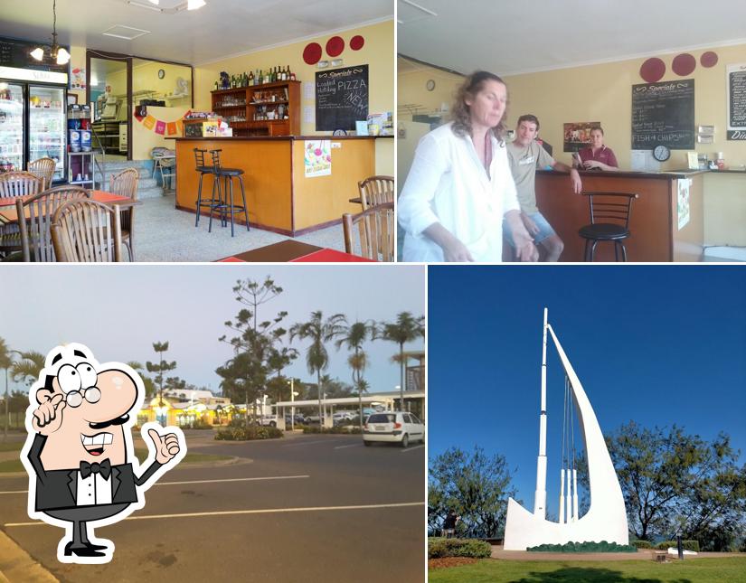 This is the image showing interior and exterior at Emu Park Pizza