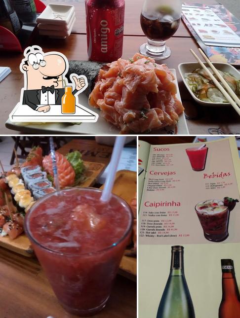 Enjoy a drink at Yoshiro Sushi Bar