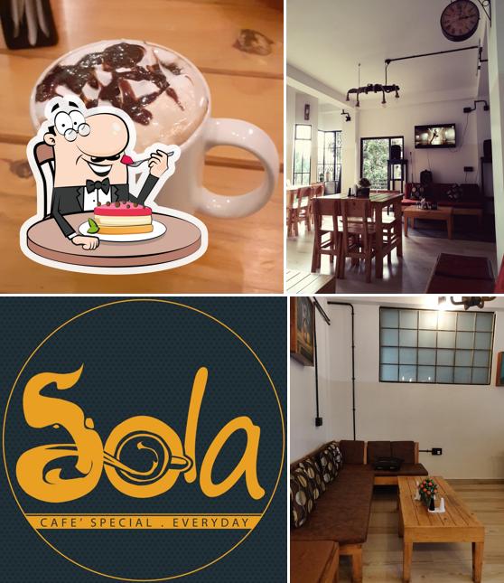 Cafe Sola offers a selection of sweet dishes