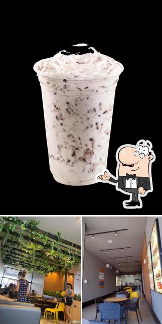O interior do Giraffas Inhumas