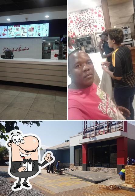 L'intérieur de KFC Randfontein