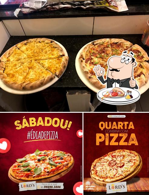 Escolha diferentes estilos de pizza