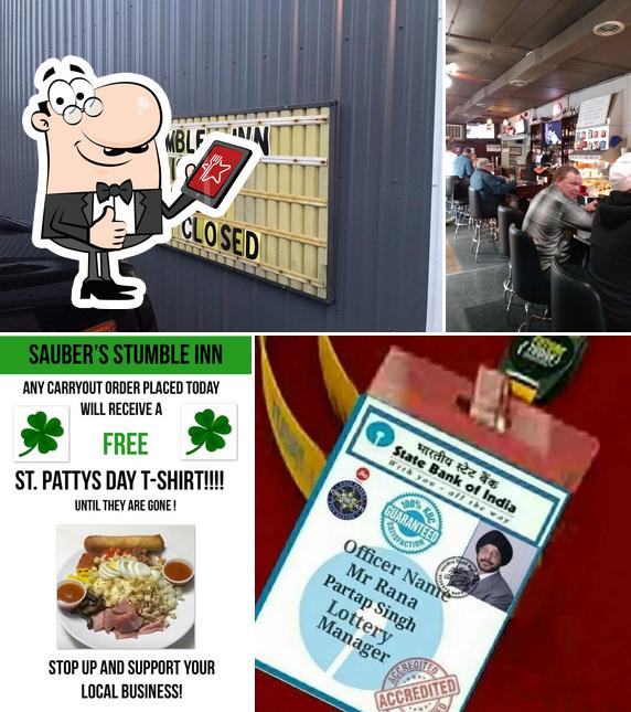 Sauber's Stumble Inn, Bascom - Restaurant menu, prices and reviews