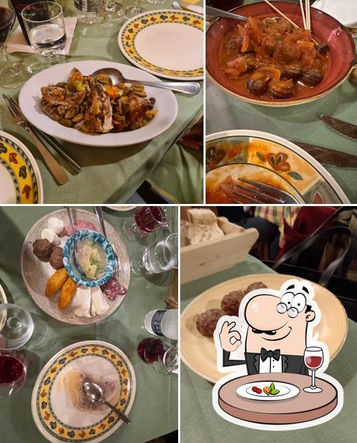 Cibo al Trattoria del Gallo