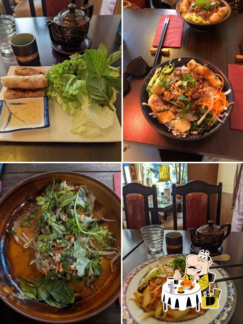Food at Bonjour Vietnam