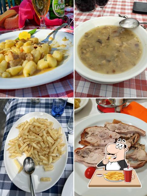 Patatine fritte al Gostilna na Ravni