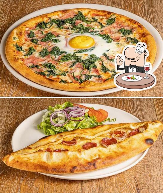 Cibo al MILANO'S moudon (Kebab, pizza, pide)