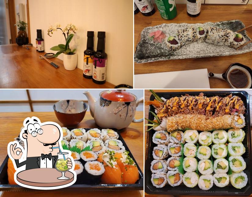 Parmi les différentes choses de la boire et la nourriture, une personne peut trouver sur Umami Sushi