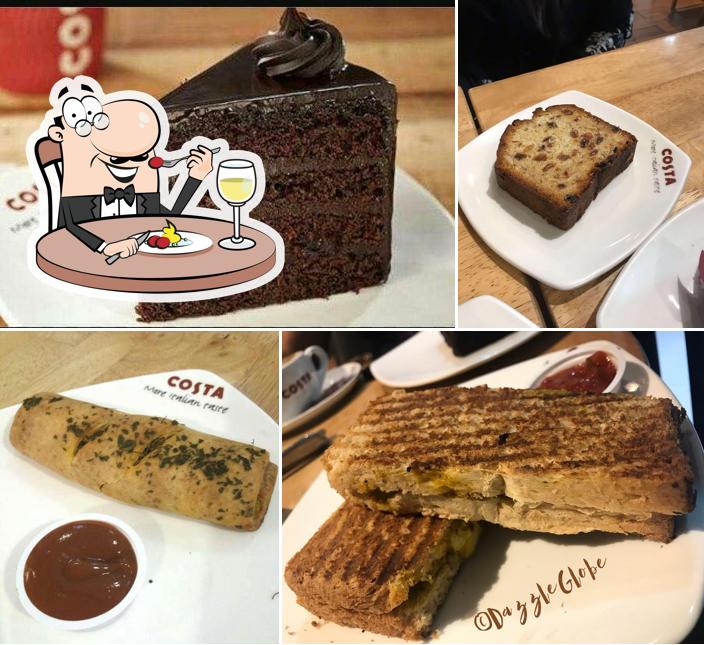 Food at Costa Coffee