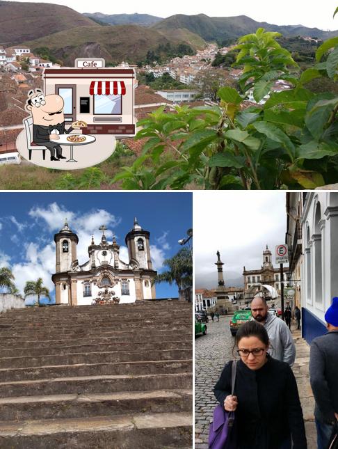 Você pode espairecer no exterior Frutos de Goiás