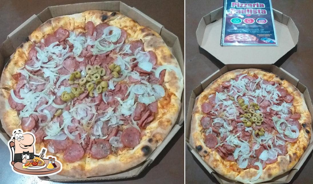 Experimente pizza no Pizzaria Paulista