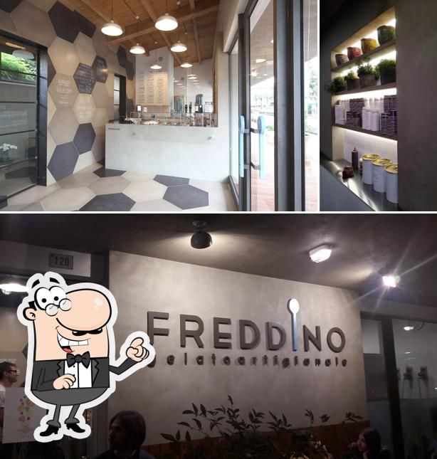 Gli interni di Freddino Gelateria Forlì