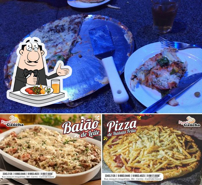 Comida em Pizzaria Gaúcha