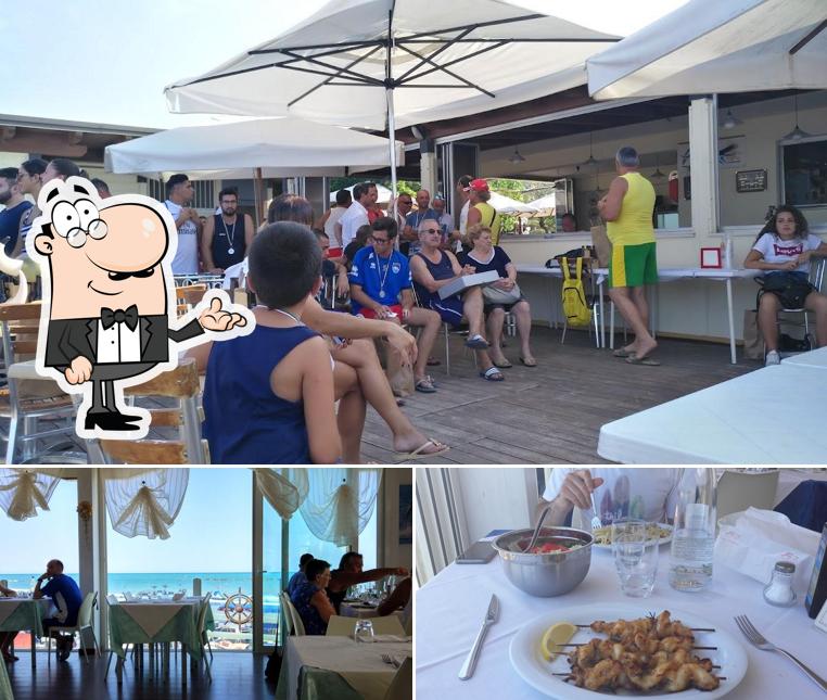 La immagine della interni e cibo di Chalet Blue Marlin