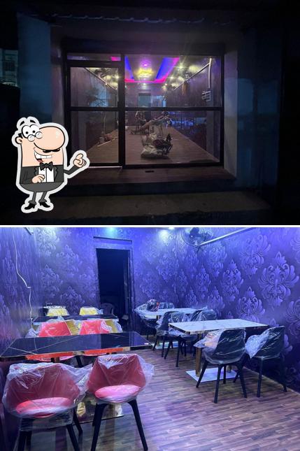 The interior of BIRYANI PARADISE