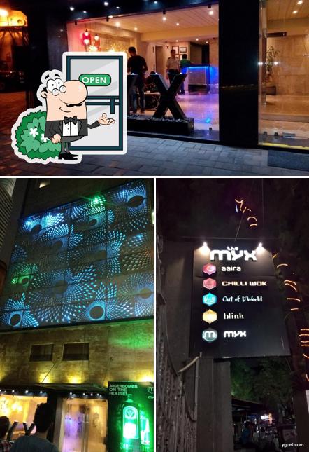 The exterior of The Myx, Kolkata, Park Street Area