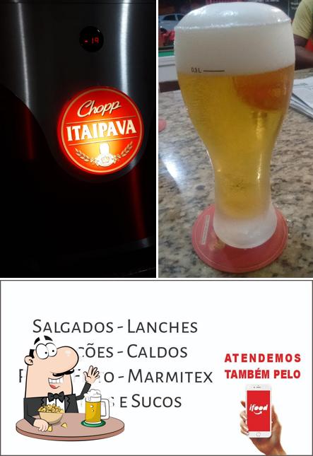 Lanchonete e Restaurante Margia offerece uma variedade de cervejas