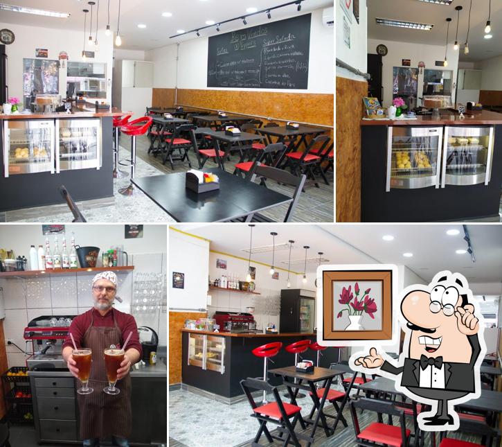 O interior do Pepper´s Café Burger