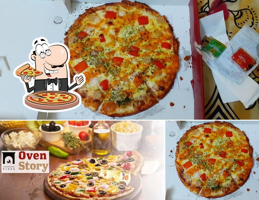 Try out pizza at Oven Story