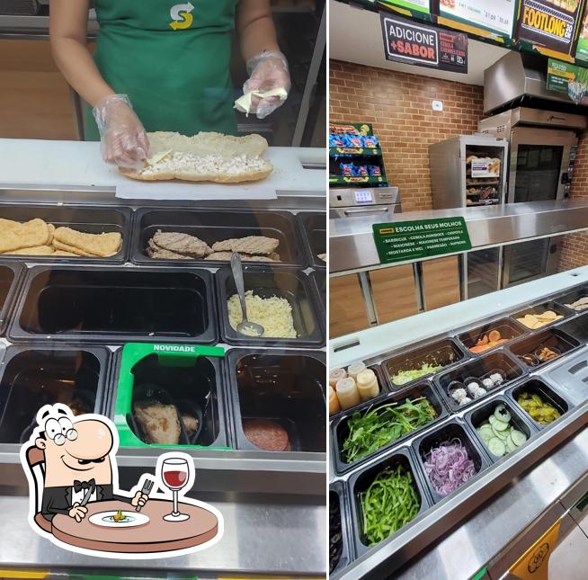 Comida em Subway