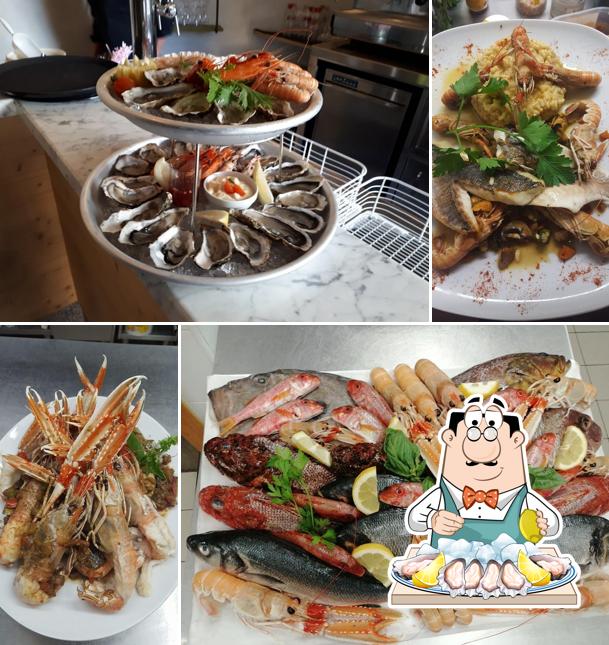 Prenez de nombreux repas à base de fruits de mer disponibles à Le Bistrot du Port Bastia