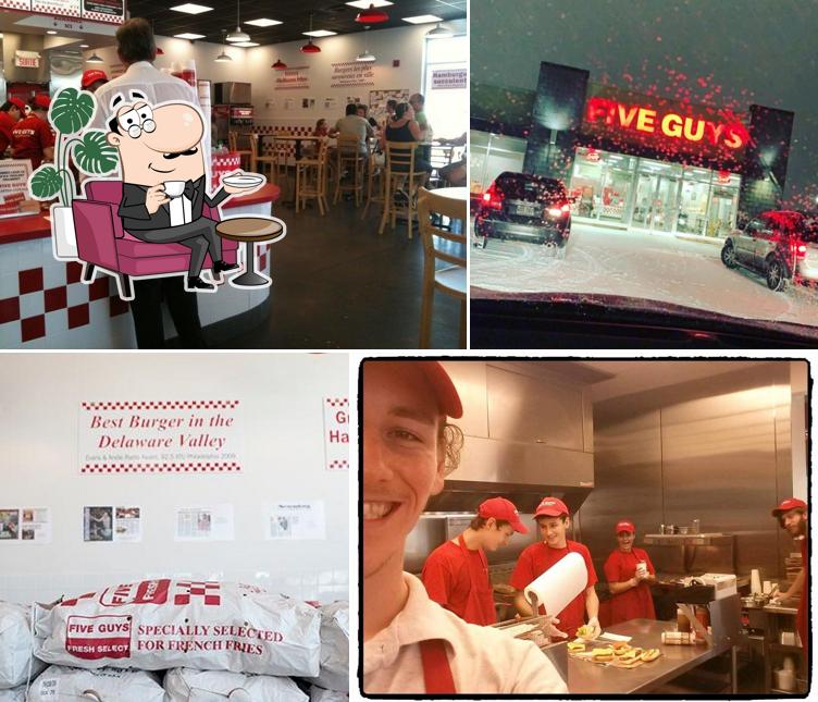 L'intérieur de Five Guys