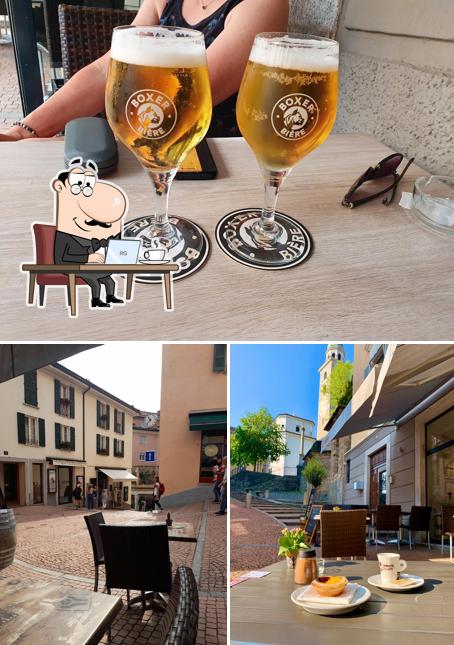 Observa las fotos que muestran interior y cerveza en 12Zero4 Ristorante - Wine bar - Caffetteria