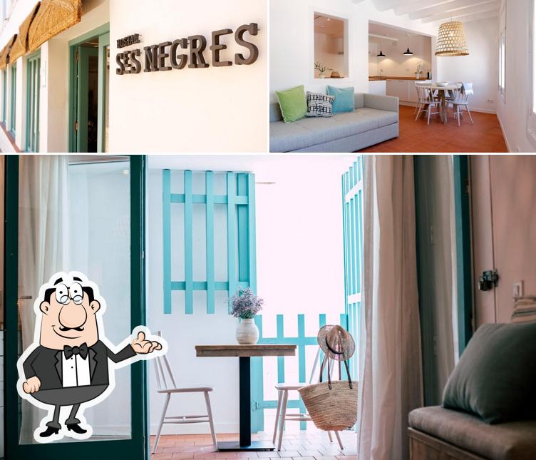 Check out how Hostal Ses Negres looks inside