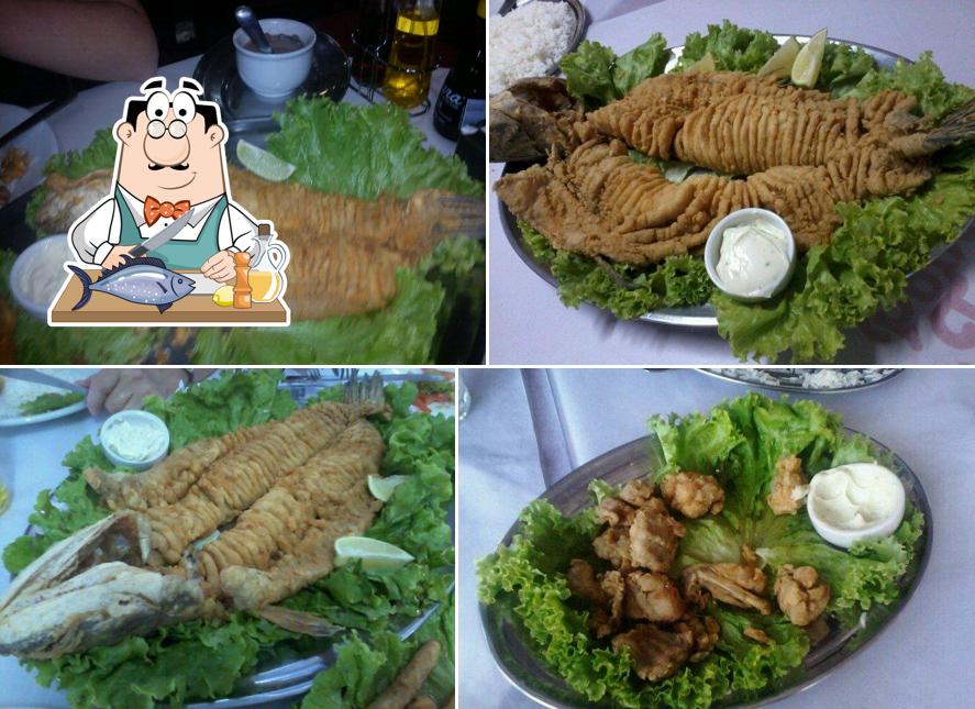 Salmão grelhado em Restaurante Ponto da Traira