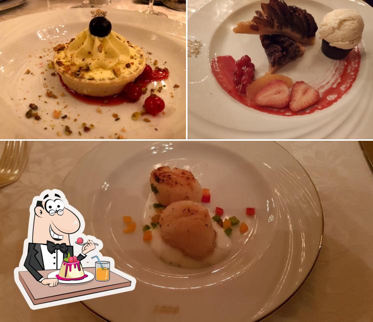 1886 Restaurant offre une sélection de desserts