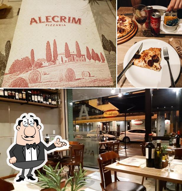 Veja imagens do interior do Alecrim Pizzaria