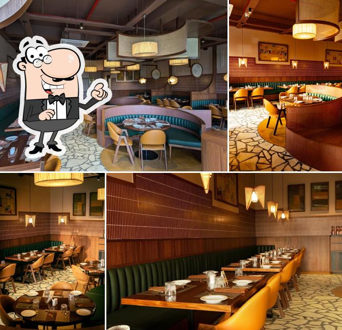 The interior of Eat Punjab