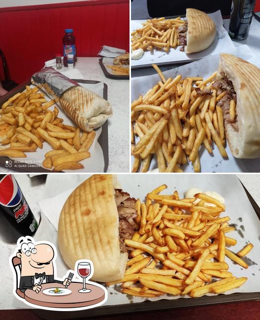 Nourriture à Kebab Burger