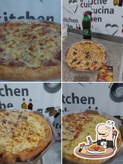 No Pizzaria Santa Massa floripa, você pode provar pizza