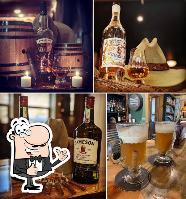 See this picture of Iron Dram Whiskey Lodge
