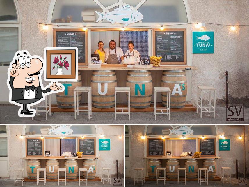 The interior of TUNA's - Panini di Pesce // San Foca