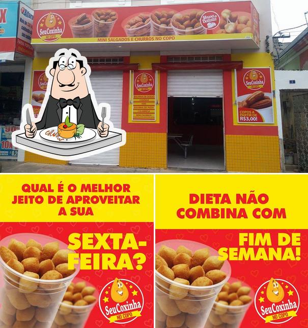 Comida em Seu Coxinha no Copo Três Corações