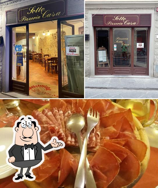 L’image de la intérieur et nourriture concernant Pizzeria Sottocasa