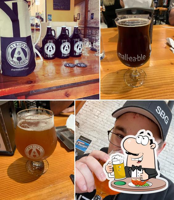 Albion Malleable Brewing in Albion Restaurant menu and reviews