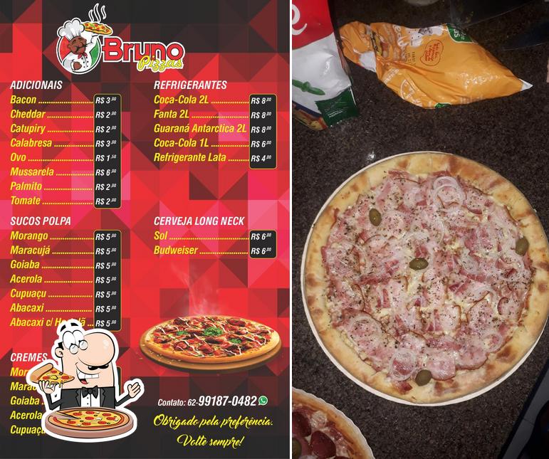 Escolha diversos tipos de pizza