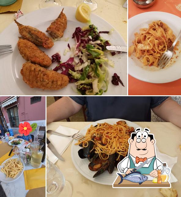 Salmone grigliato al Osteria del Borgo Cogoleto