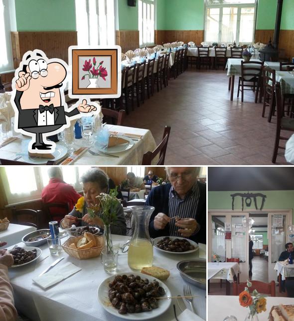 Gli interni di Trattoria Giovanelli