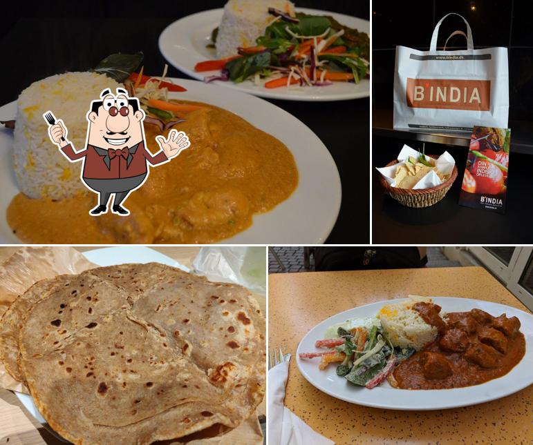 Nourriture à Bindia Indisk Mad Take Away Lyngby