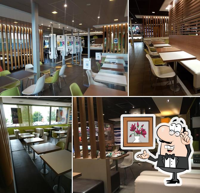 L'intérieur de McDonald's