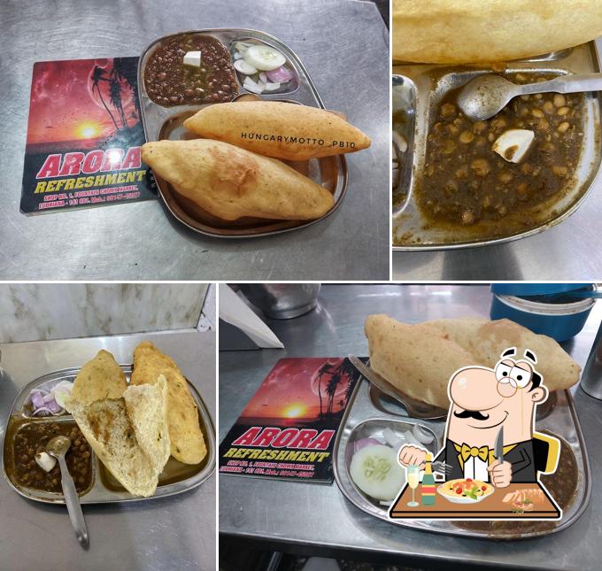 Food at Arora Refreshment