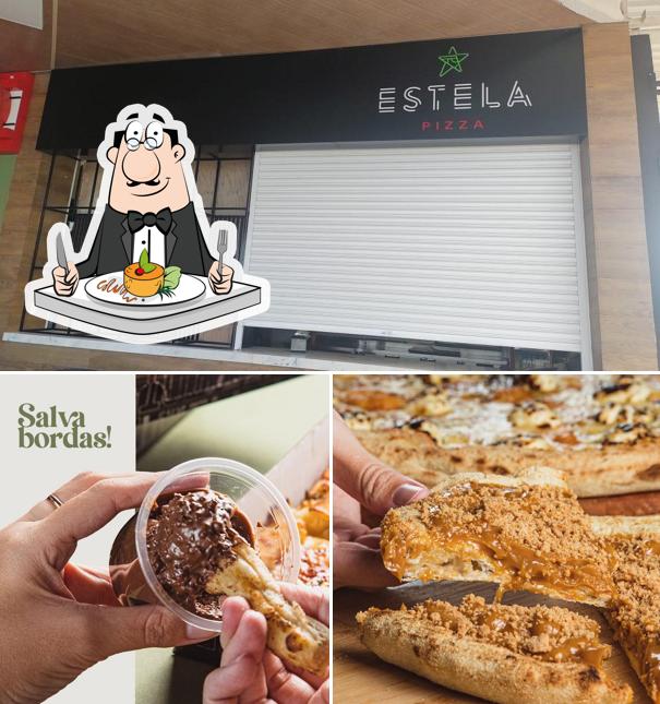 O Estela Pizza Eusébio se destaca pelo comida e interior