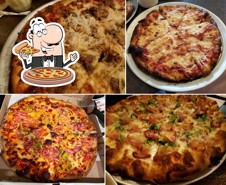 Get pizza at Ernie's Pizzeria