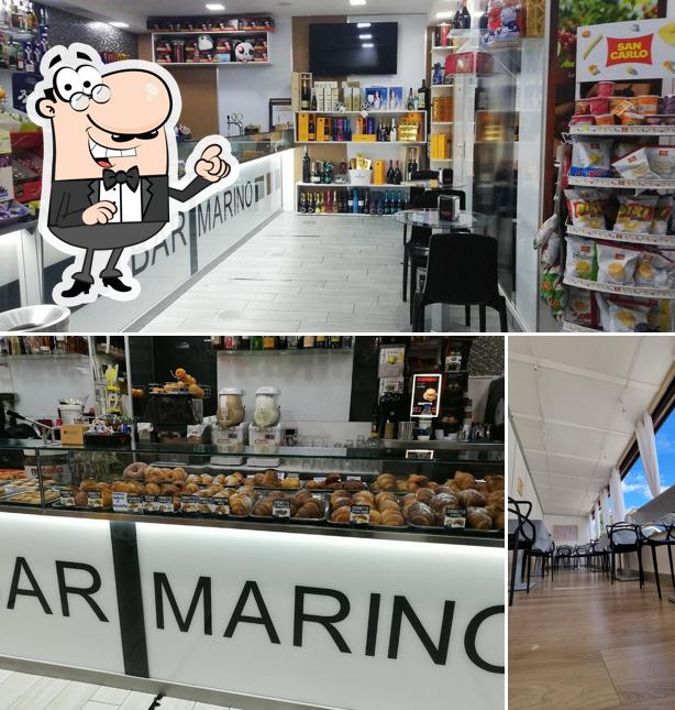 Gli interni di Gran caffè Marino