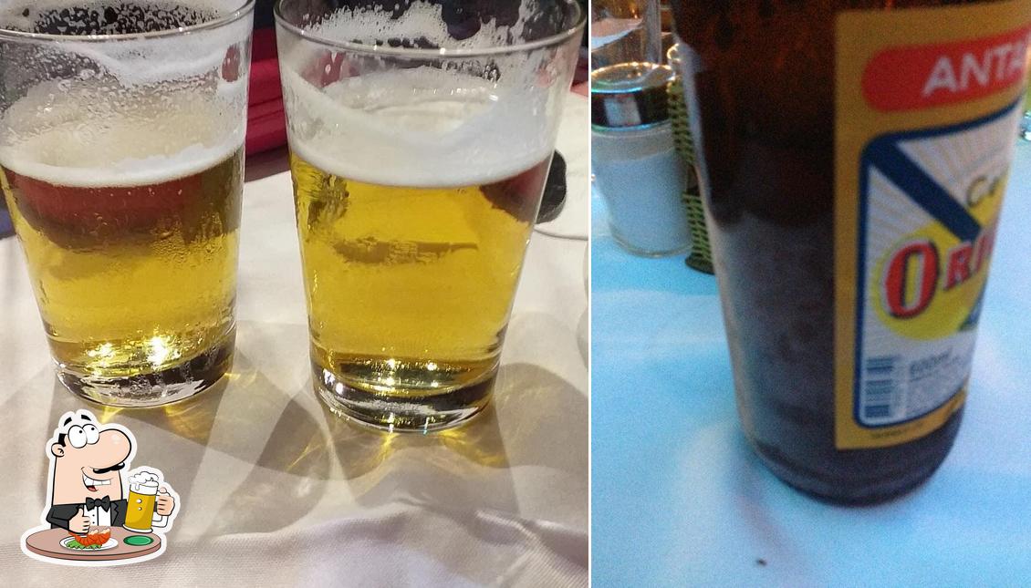 Você pode tomar um copo de cerveja leve ou escura