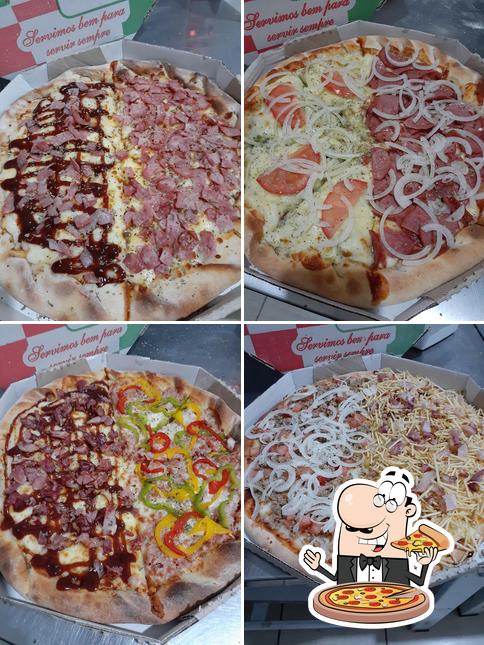 Experimente pizza no Italian Pizzaria